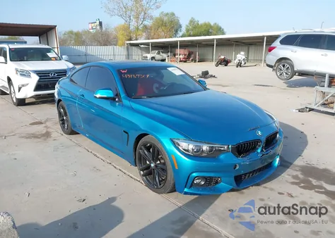 2018 BMW 430I z USA, uszkodzony, nr VIN WBA4W3C55JAC97156
